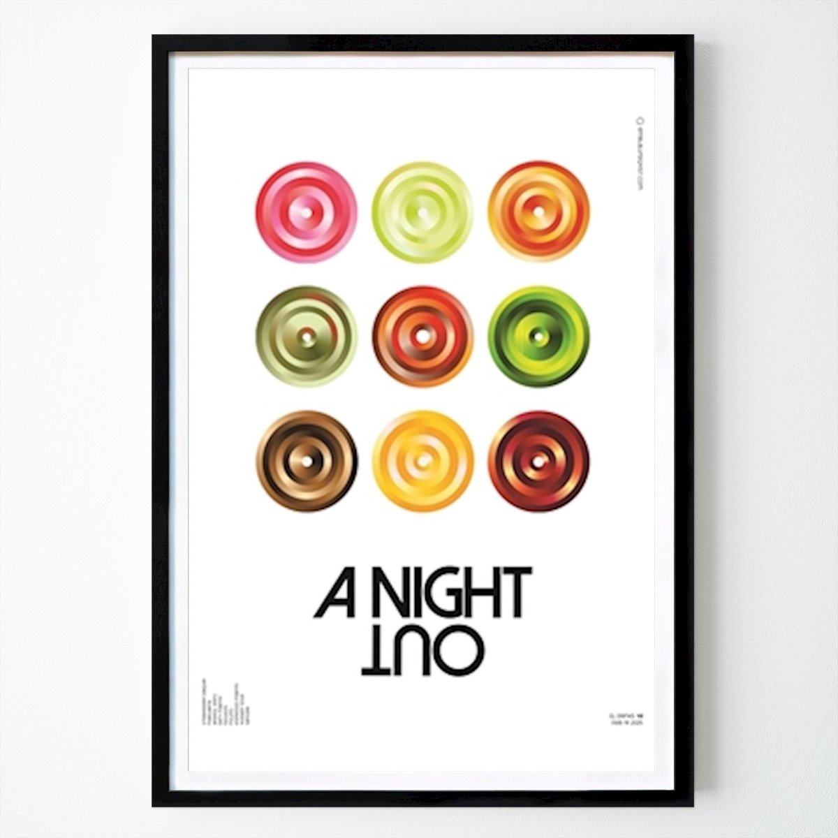 Bauhaus Poster: Een avondje uit - EL Drink van Embla Lundqvist