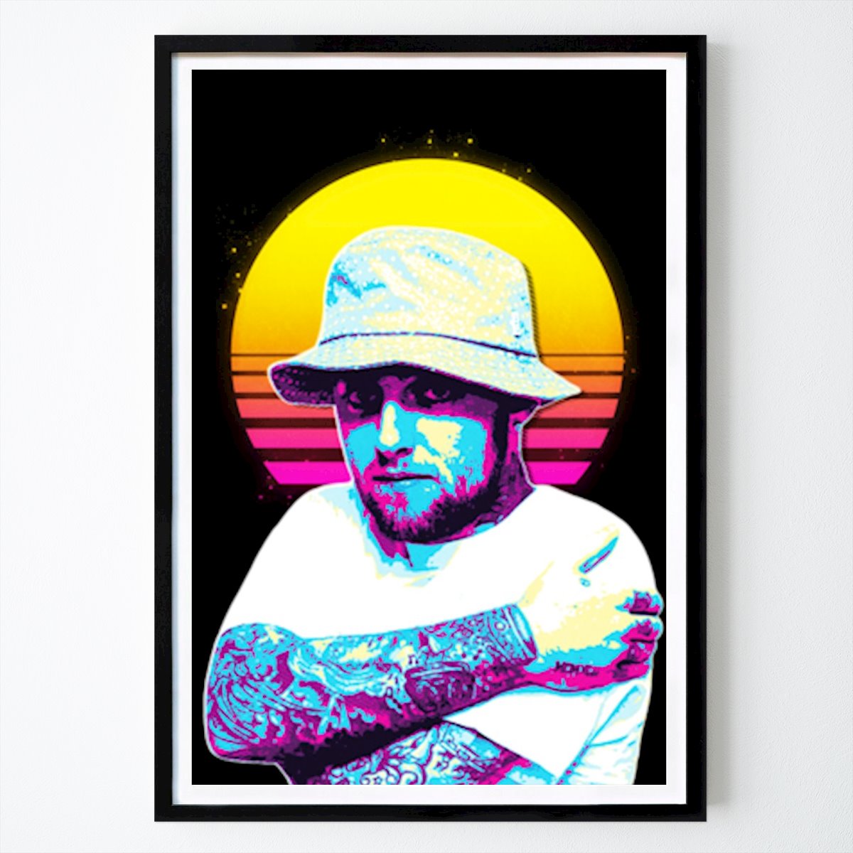 New York Poster: Mac Miller ARTE RETRÒ di Imron