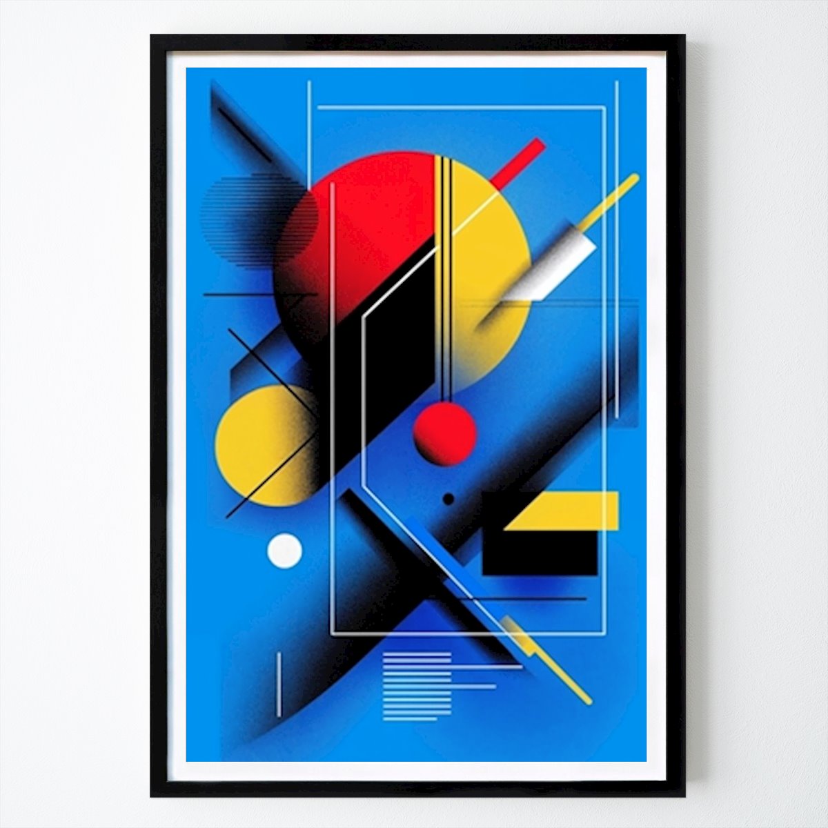 Retro & Vintage Plakat: Prismatisk blues IV av Philippe HUGONNARD