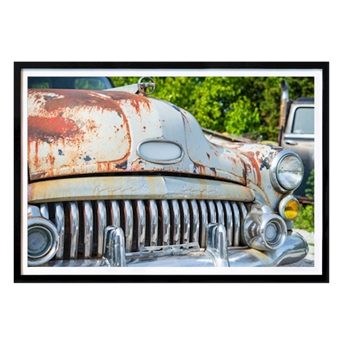 Retro & Vintage Poster: Old rusty car de Peter Torstensson