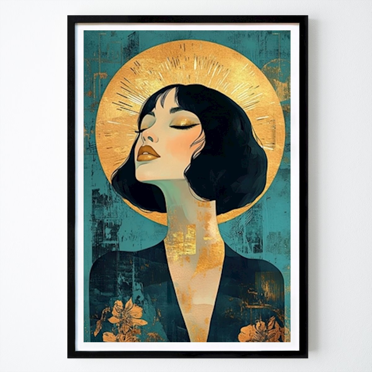Art Deco Plakat: Art Deco-flapper av Arthur Gold