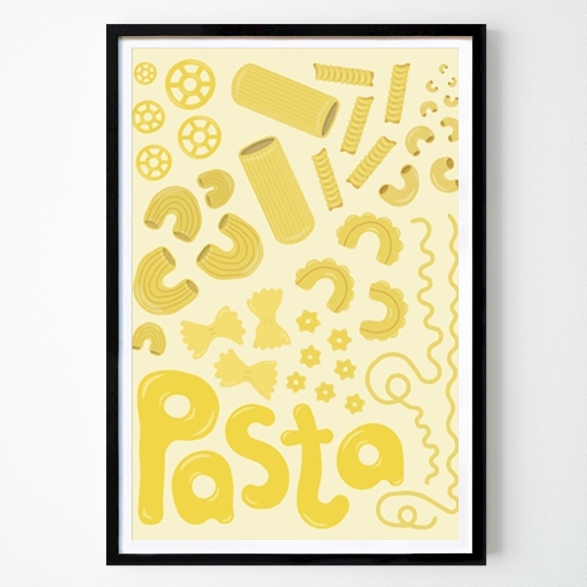 Kitchen Poster: Pasta by Erik Fläder