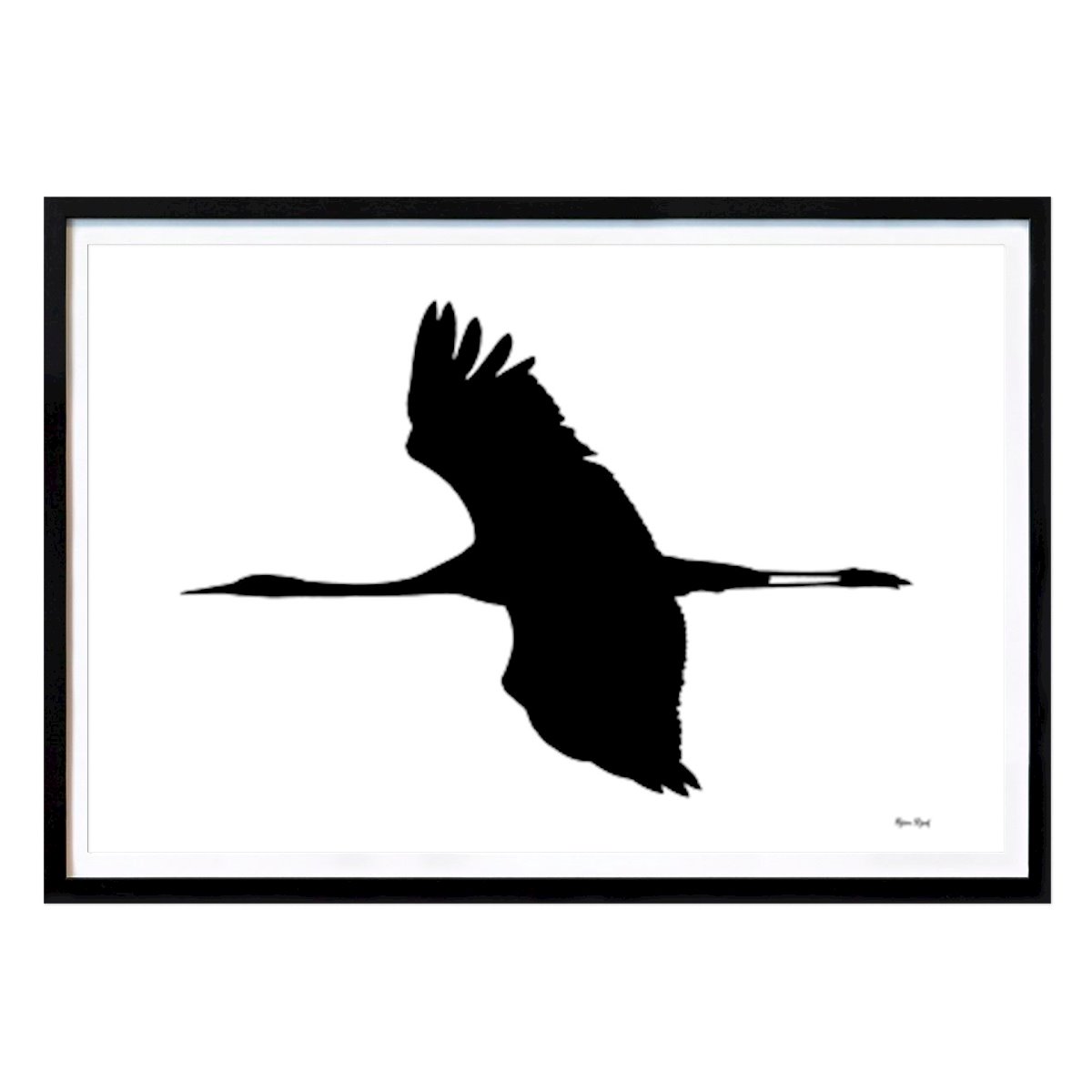 Dieren Poster: De kraan van Björn Djerf
