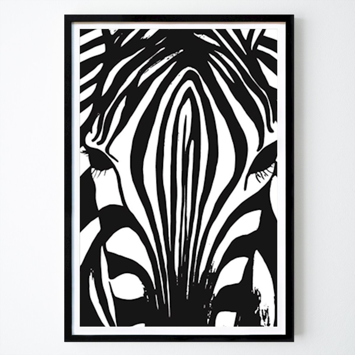 Illustratie Poster: Zebra van Sara Eriksson
