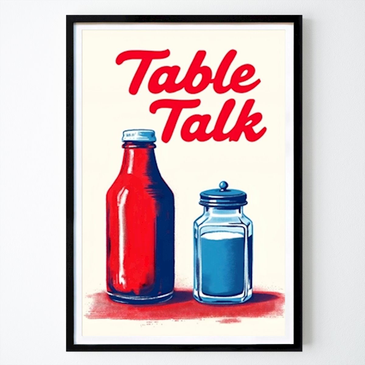 Küchen Poster: Table Talk: Retro-Diner-Stil von Spontan