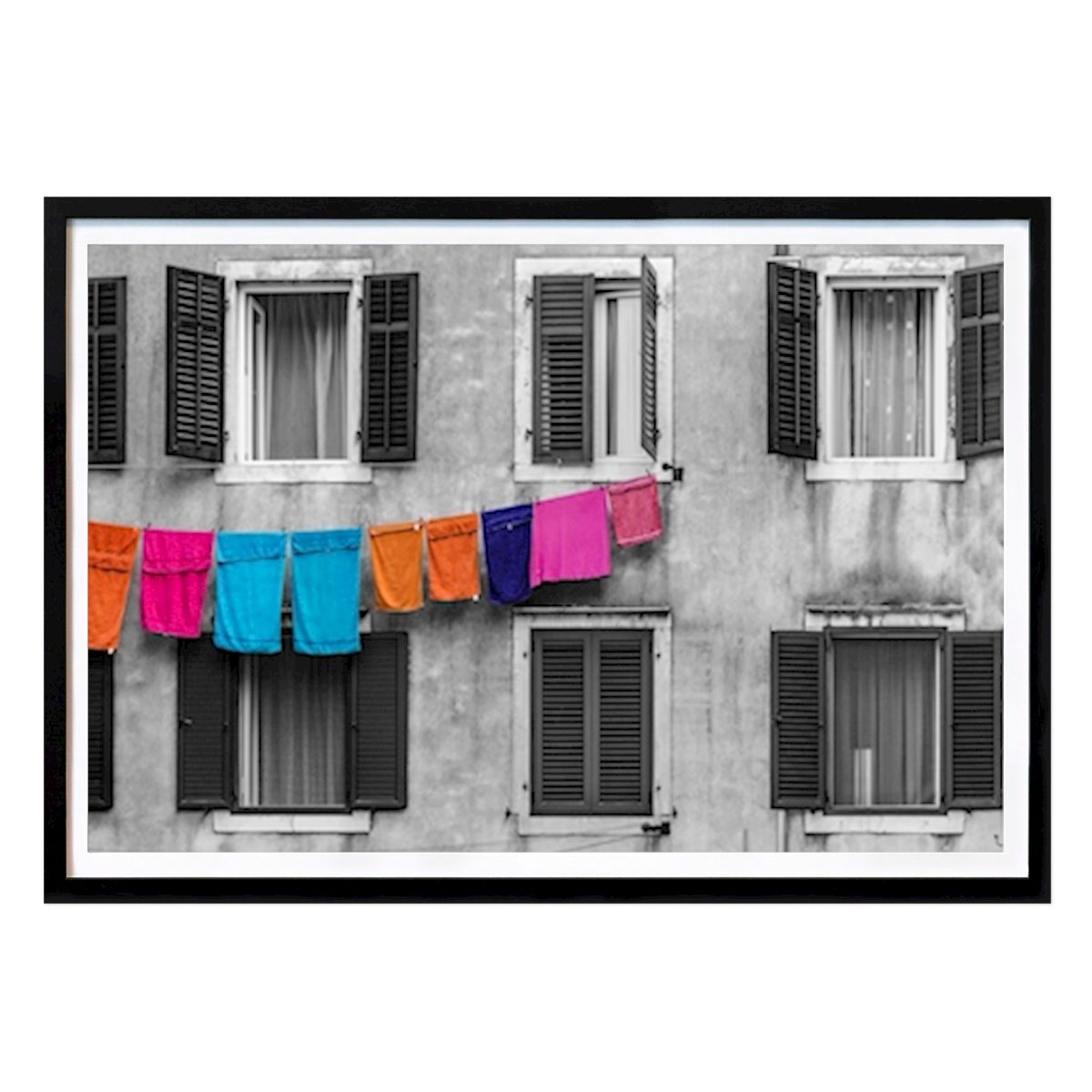 Fenster öffnen Poster von Karolina Pasekova – Städte & Länder Wandbild – Printler