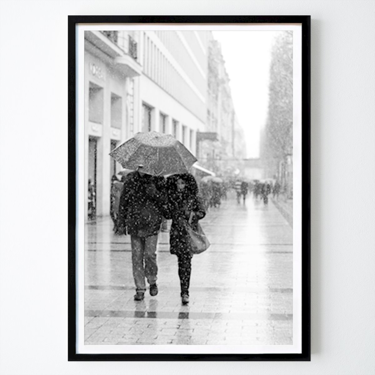Places & Cities Poster: Champs Elysées I by By heidi b holm