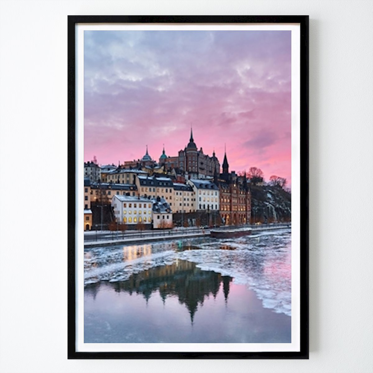 Stockholm Poster: Pink Södermalm von Johan Moeschlin