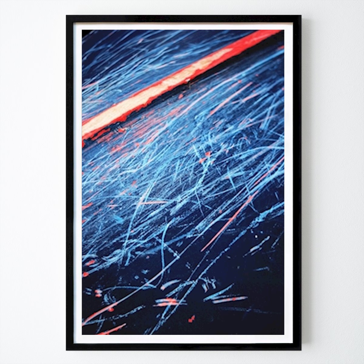 Abstracto Póster: Campo azul de Ethel Jonsson