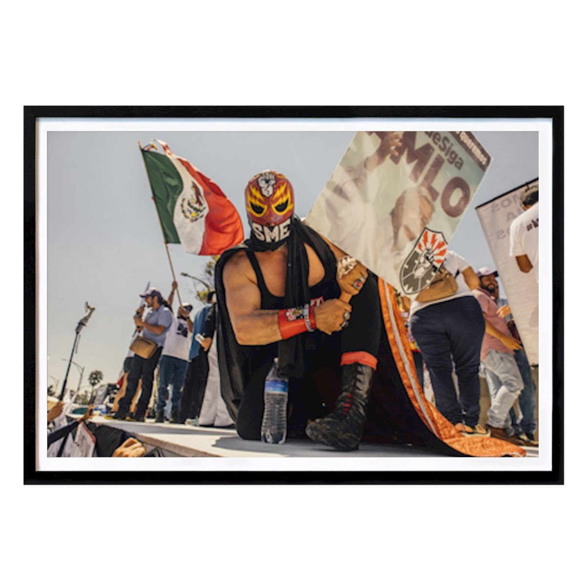 Retro & Vintage Póster: Mexican Luchador de Jay Watts