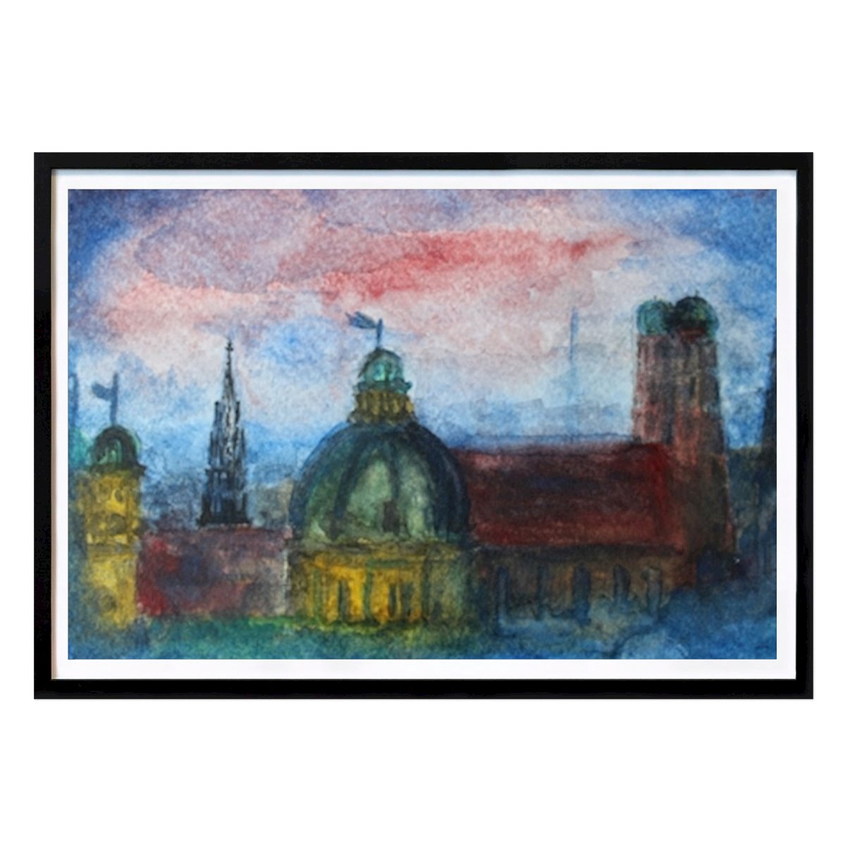 Bayern Poster: München von Silvia da Vinci