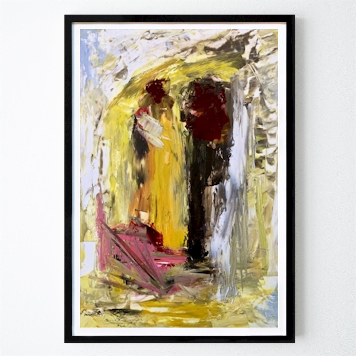 Abstraktes Poster: Zusammen von Madeleine josefsson