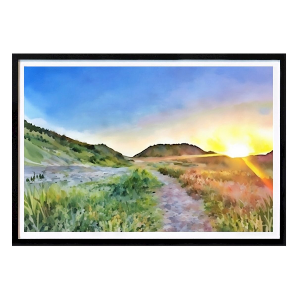 Kukat & Kasvit Juliste: Kohti rantaa tekijänä Bo Halm