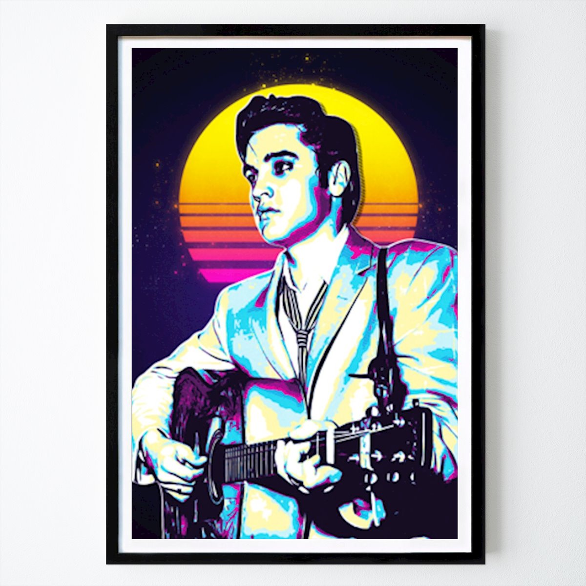 New York Plakat: Elvis Presley retro kunst av Imron
