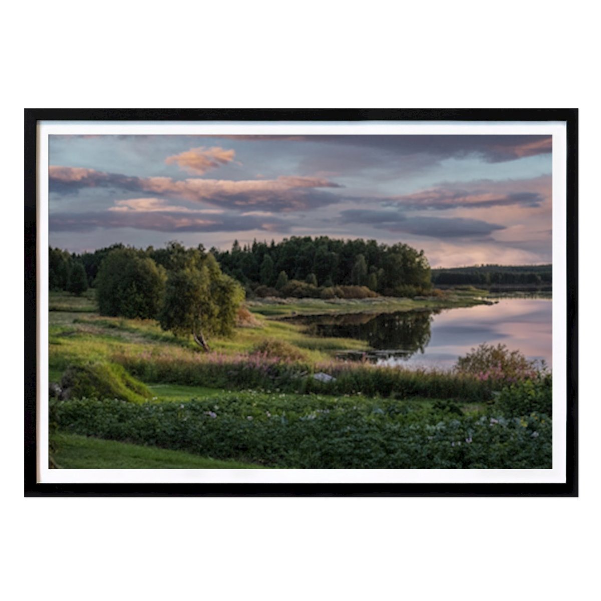 Natur Plakat: Solnedgangens spejl av Daniel Holmgren