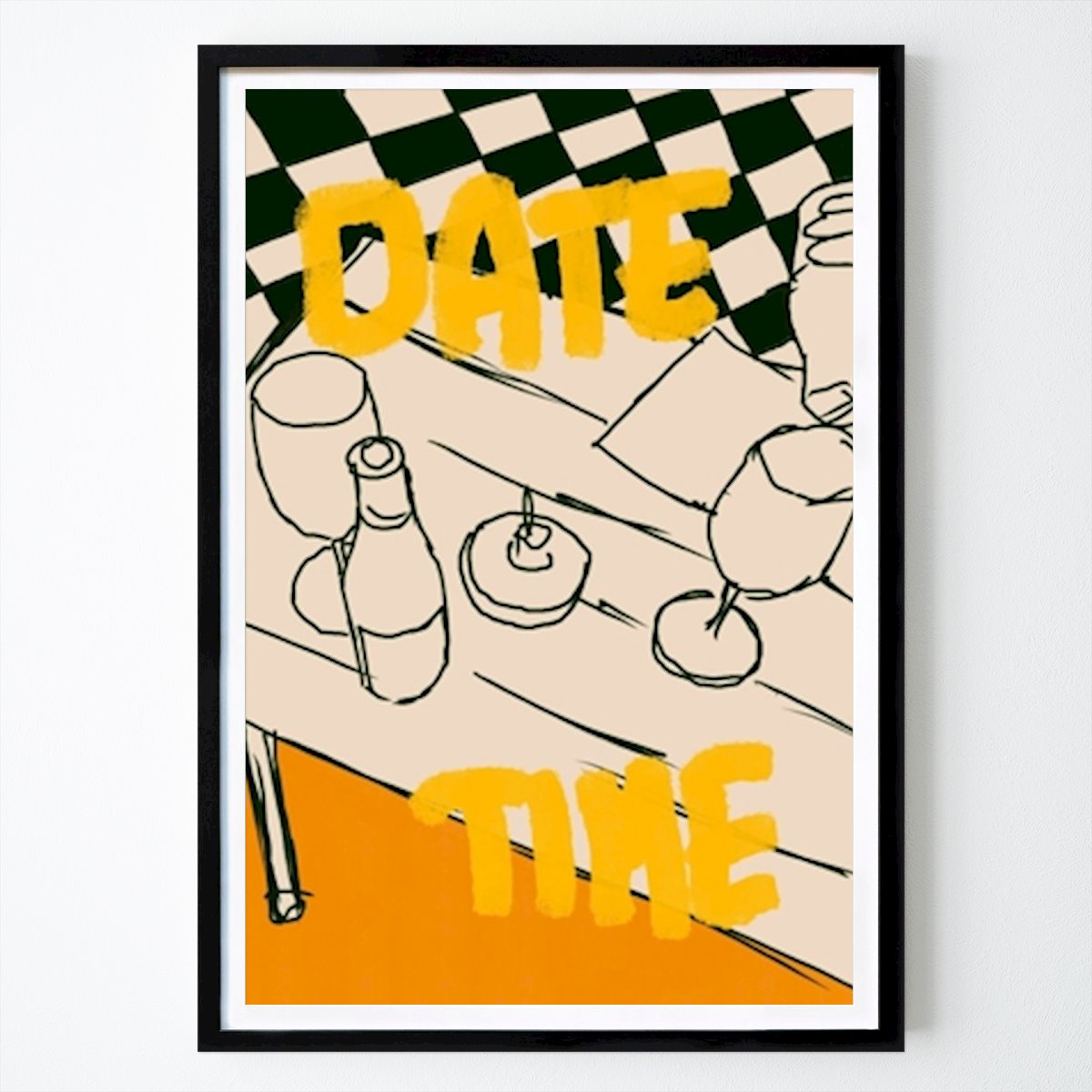 Retro & Vintage Poster: Date Night by Erica