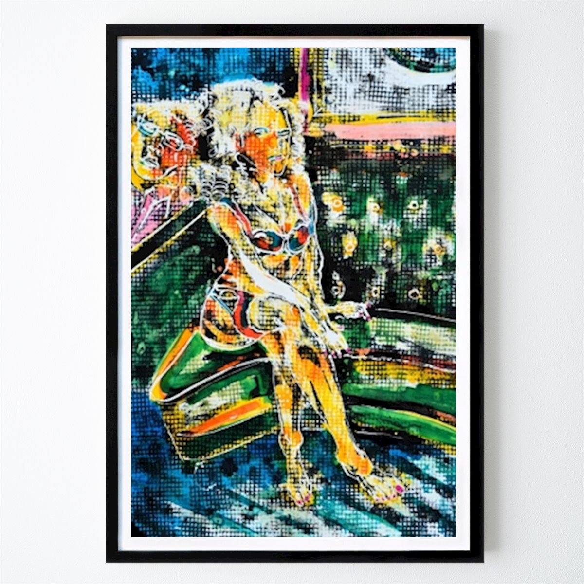 Pop Art Poster: Jazz Club von Udo von Gelden