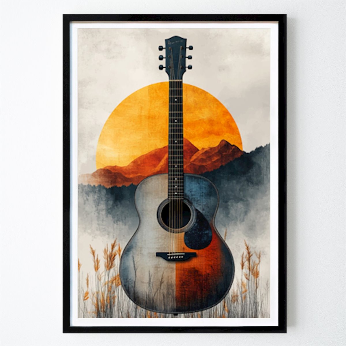 Musik Poster: Akustisk gitarr av Lae