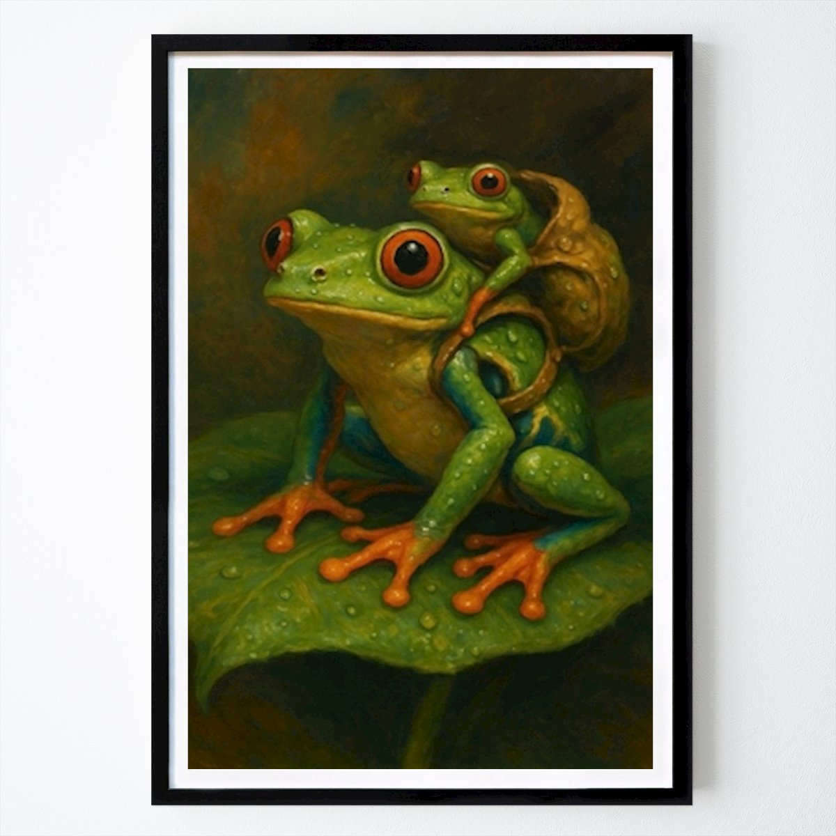 Tier Poster: Die Familie Frosch auf Abenteuerreise von Stefan Vennberg