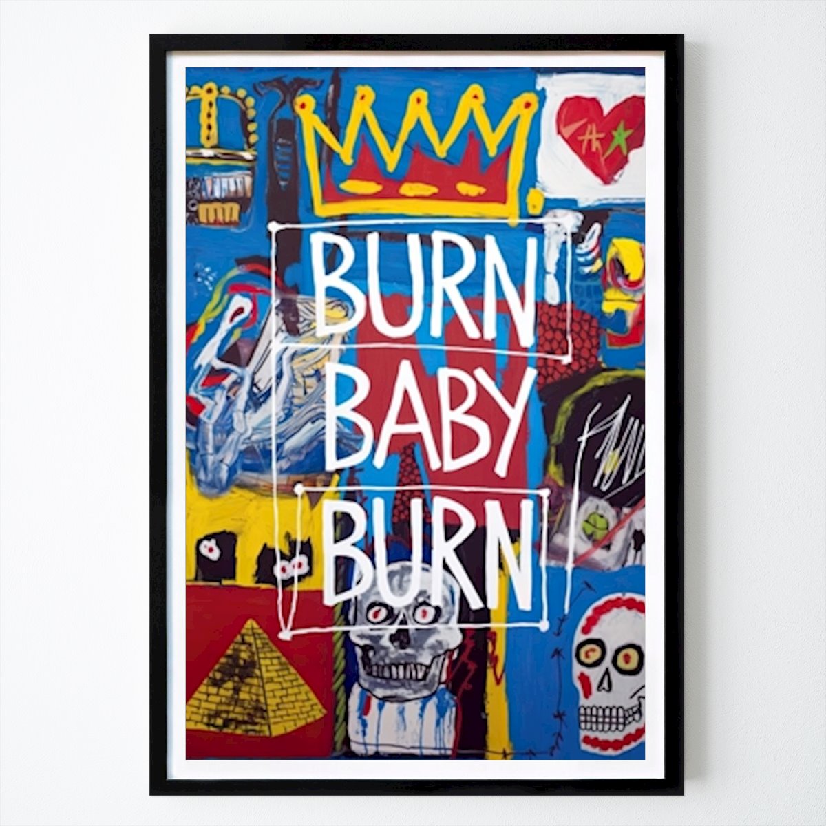 Pop Art Póster: Infierno de Basquiat de Urban Beat Prints