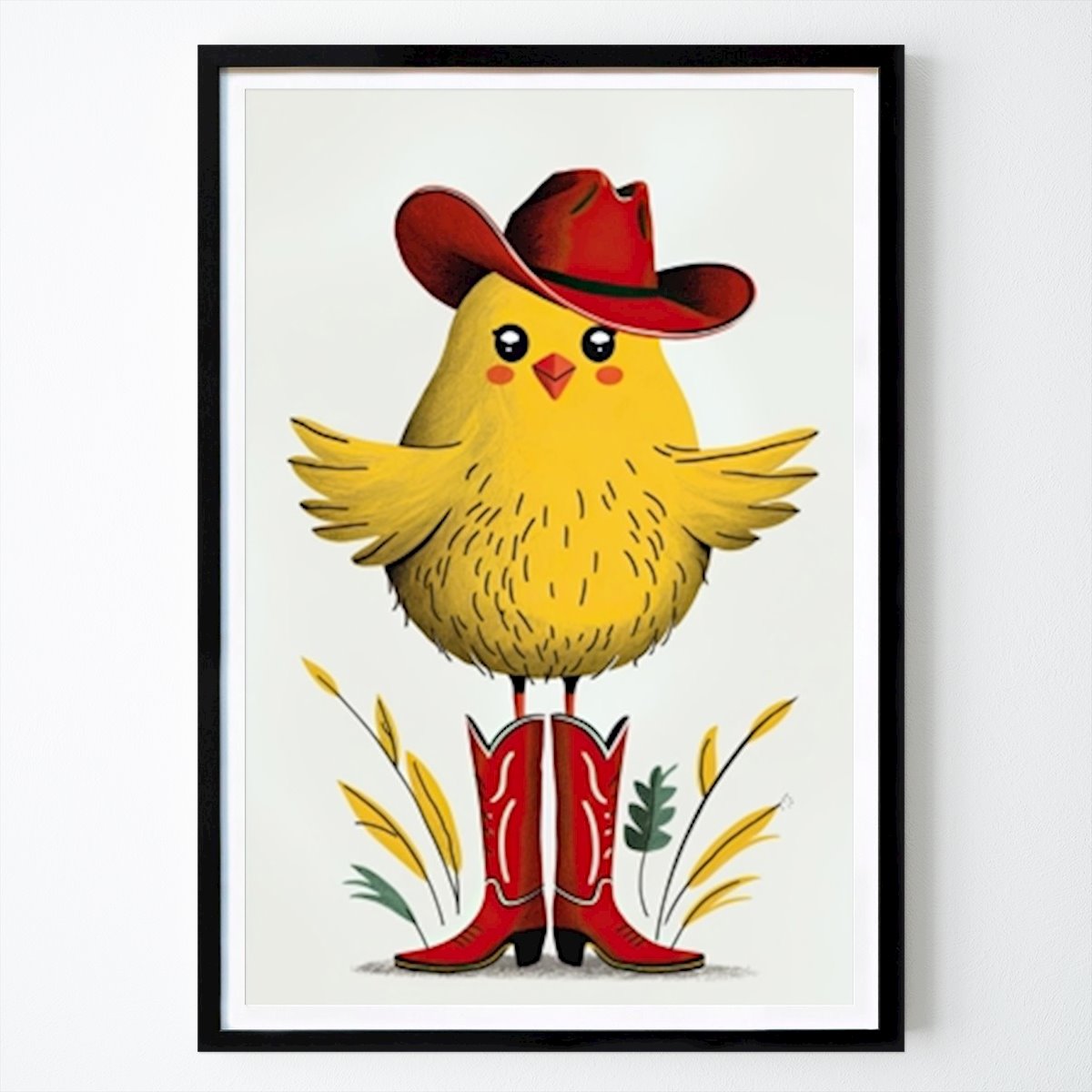 Crianças Poster: Cowboy Chick Aventura de Happy Kids Posters