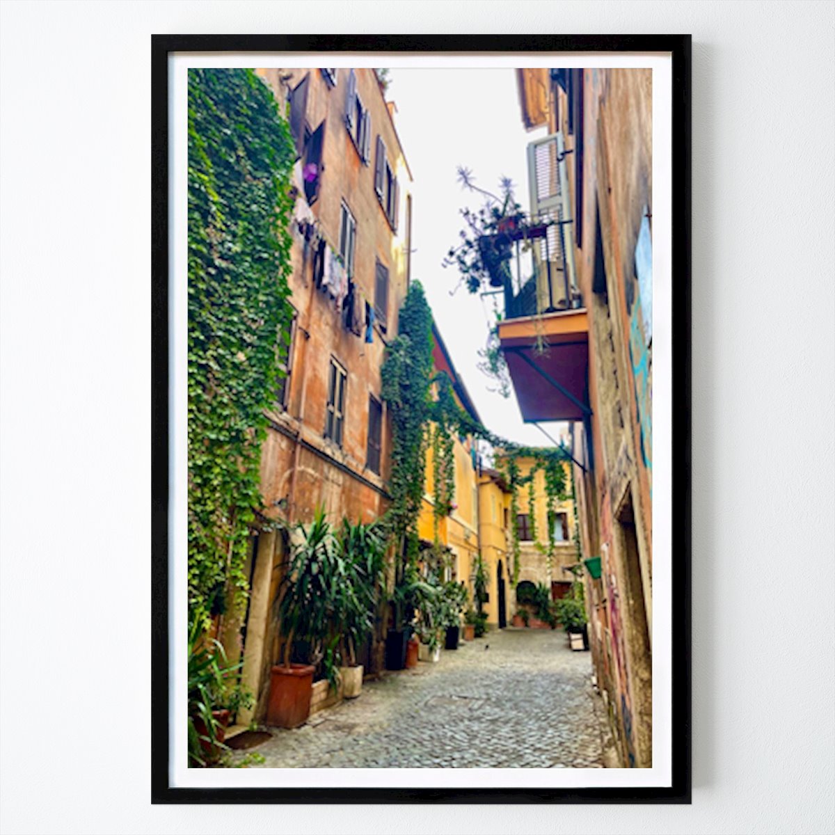 Italien Poster: Gassenleben in Rom von Lisa Palm