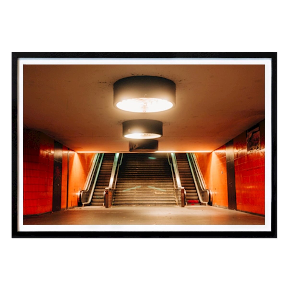 Berlin Affiche: Berlin - Tunnel/Passage souterrain par Martin Boose