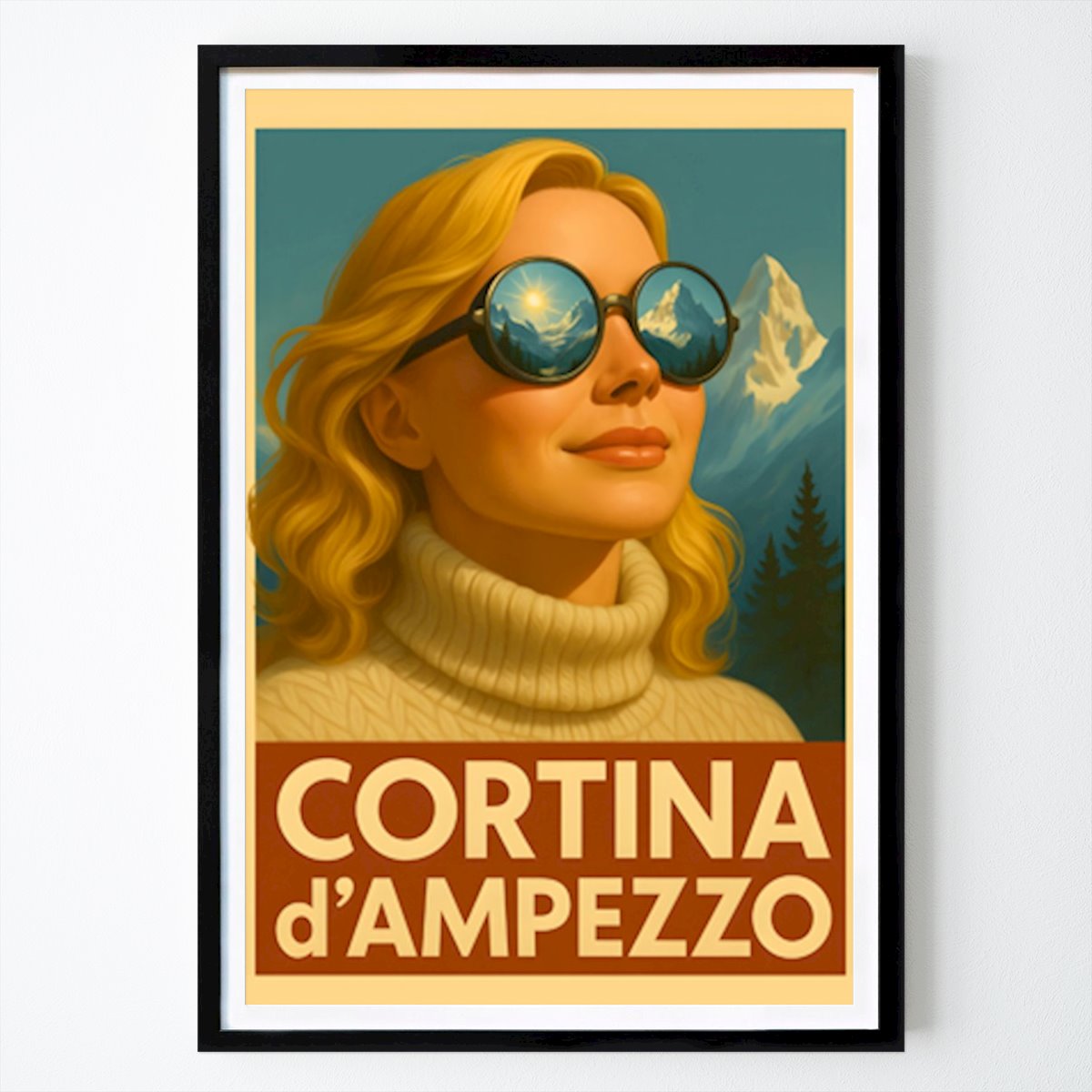Retro & Vintage Poster: Cortina by Wojciech Kędracki