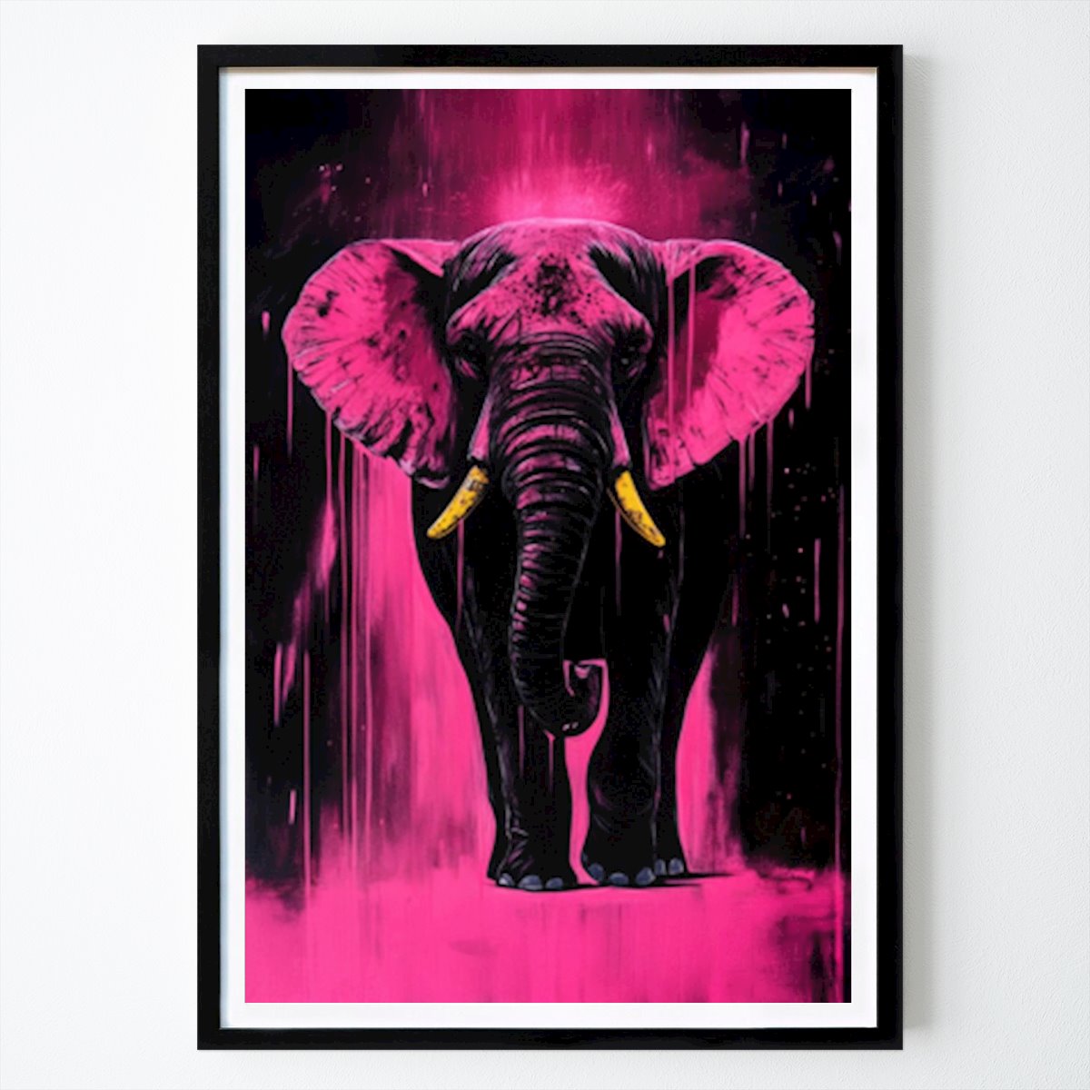 Zviera Plagát: The Pink Elephant od Melanie Kaminsky