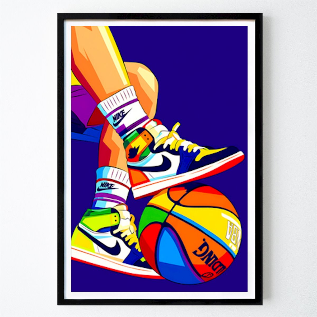 Football Affiche: Basket ball pop art par ALC Creative