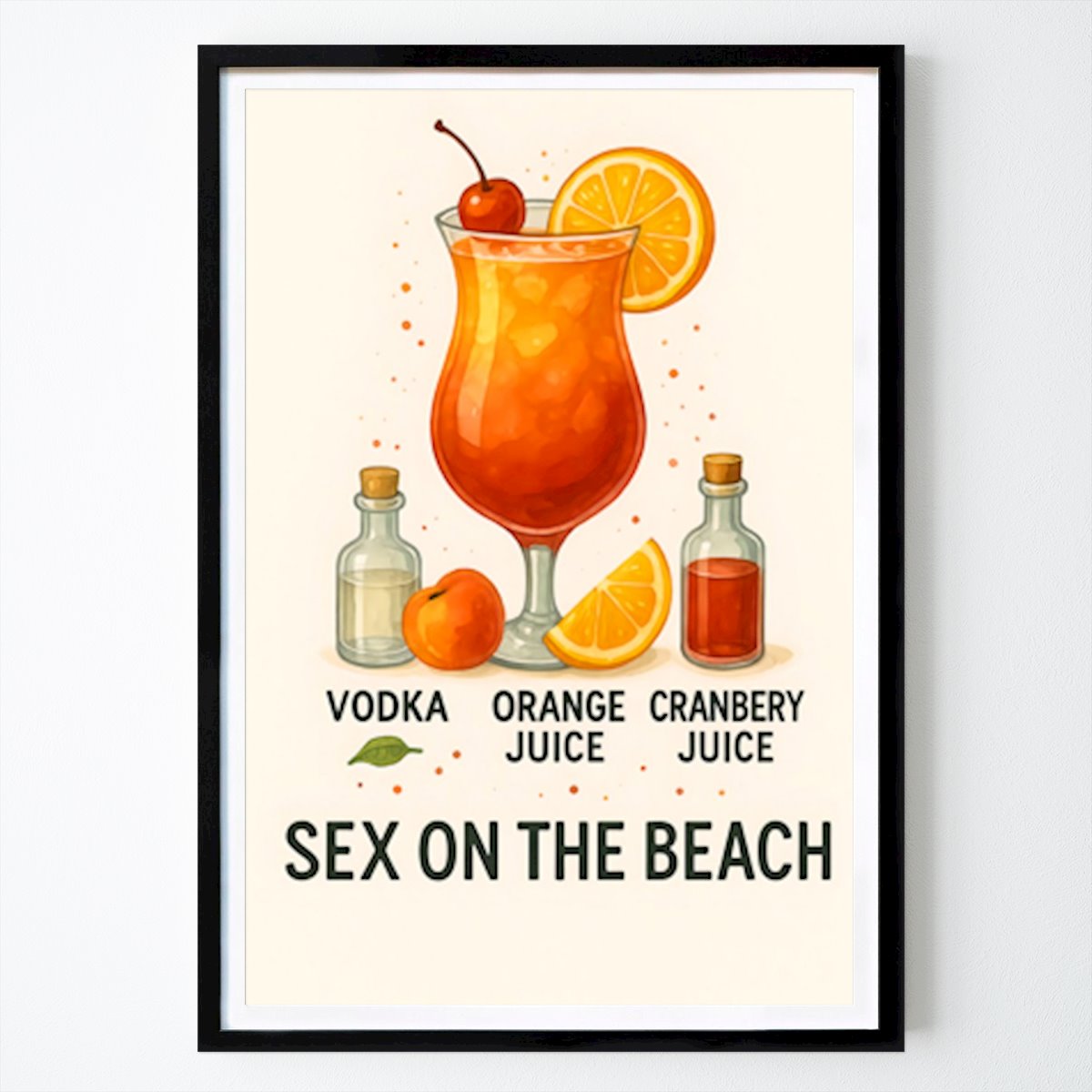Natur Poster: Sex På Stranden Cocktail av Jeff Creative