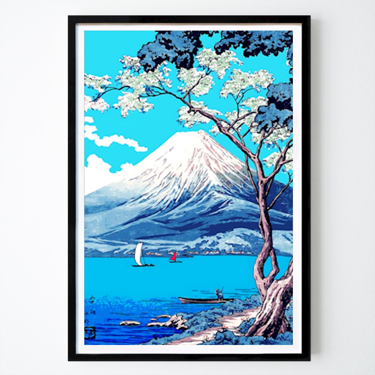 Mountain Poster von Plant art – Natur Wandbild – Printler