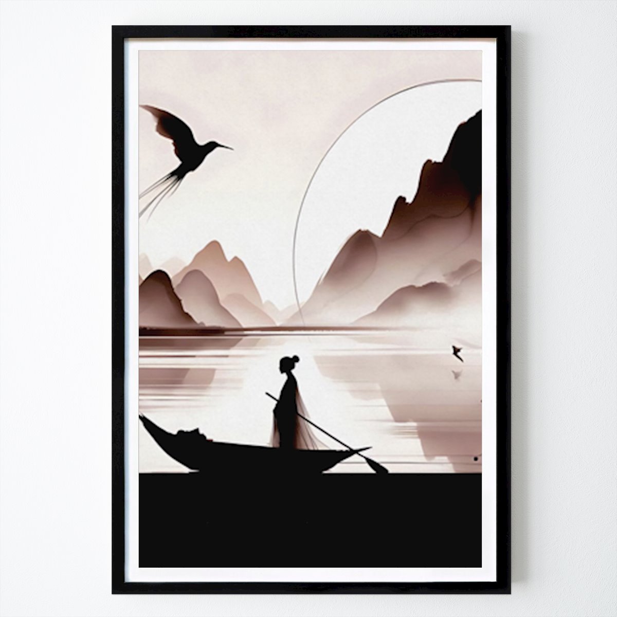 Natureza Poster: Silhouette art de Plant art