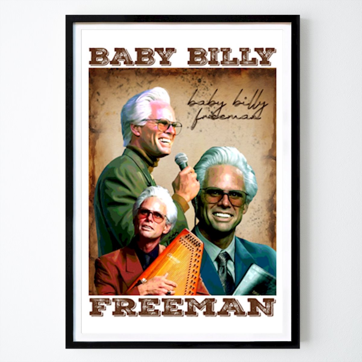 Pop Art Plakat: Baby Billy Freeman av Thecreative art