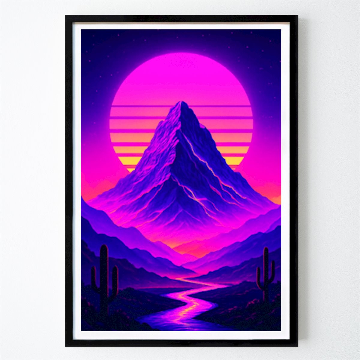 Bil Poster: Solnedgång överväxel av Nature