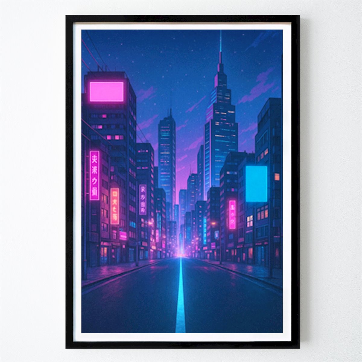 Platser & Städer Poster: Twilight City Mirage av Nature