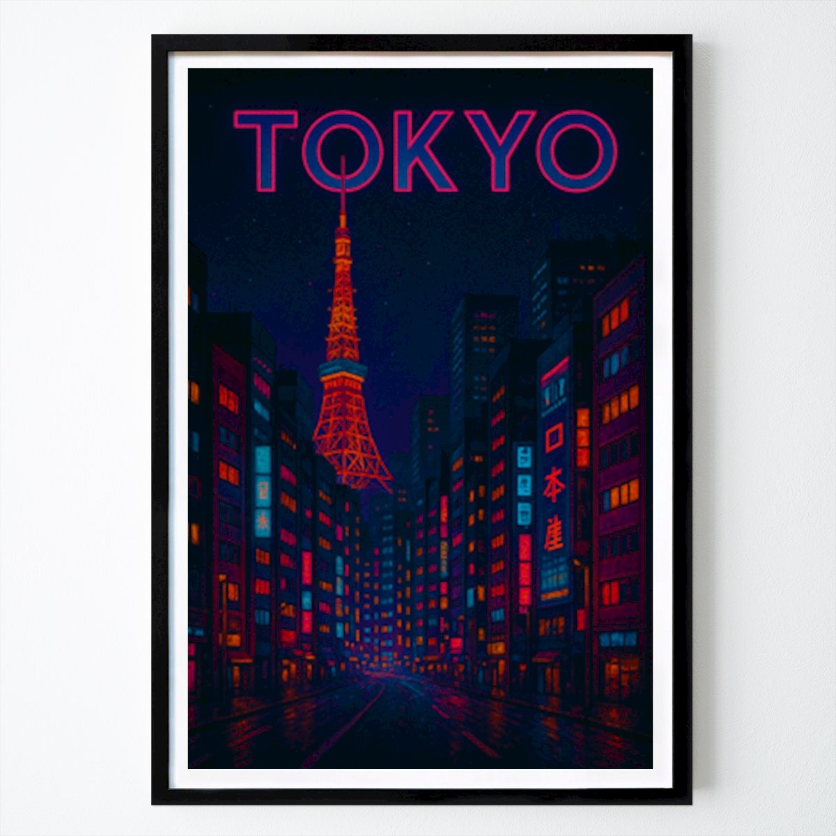 Tóquio Poster: Tóquio à noite de Nature