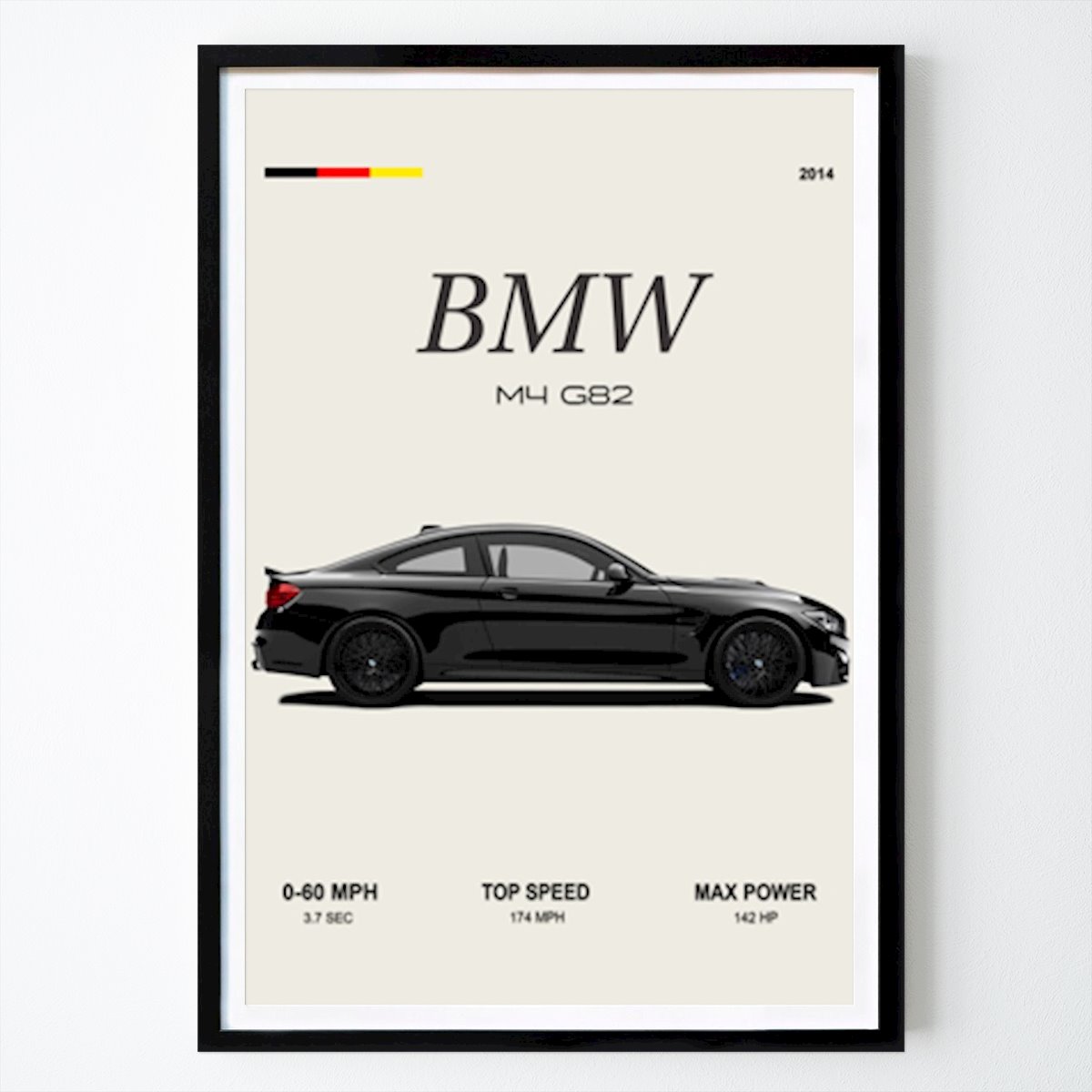 Tempo libero Poster: BMW M4 G82 di Wrapped speed