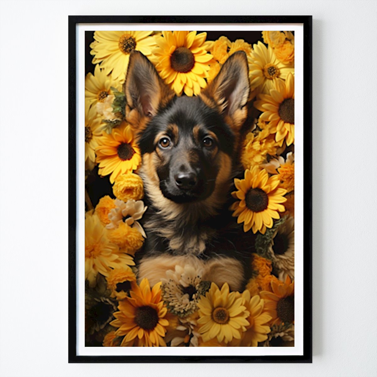 Niños Póster: Lovely Pet - German Shepherd de Sandra Nitschke