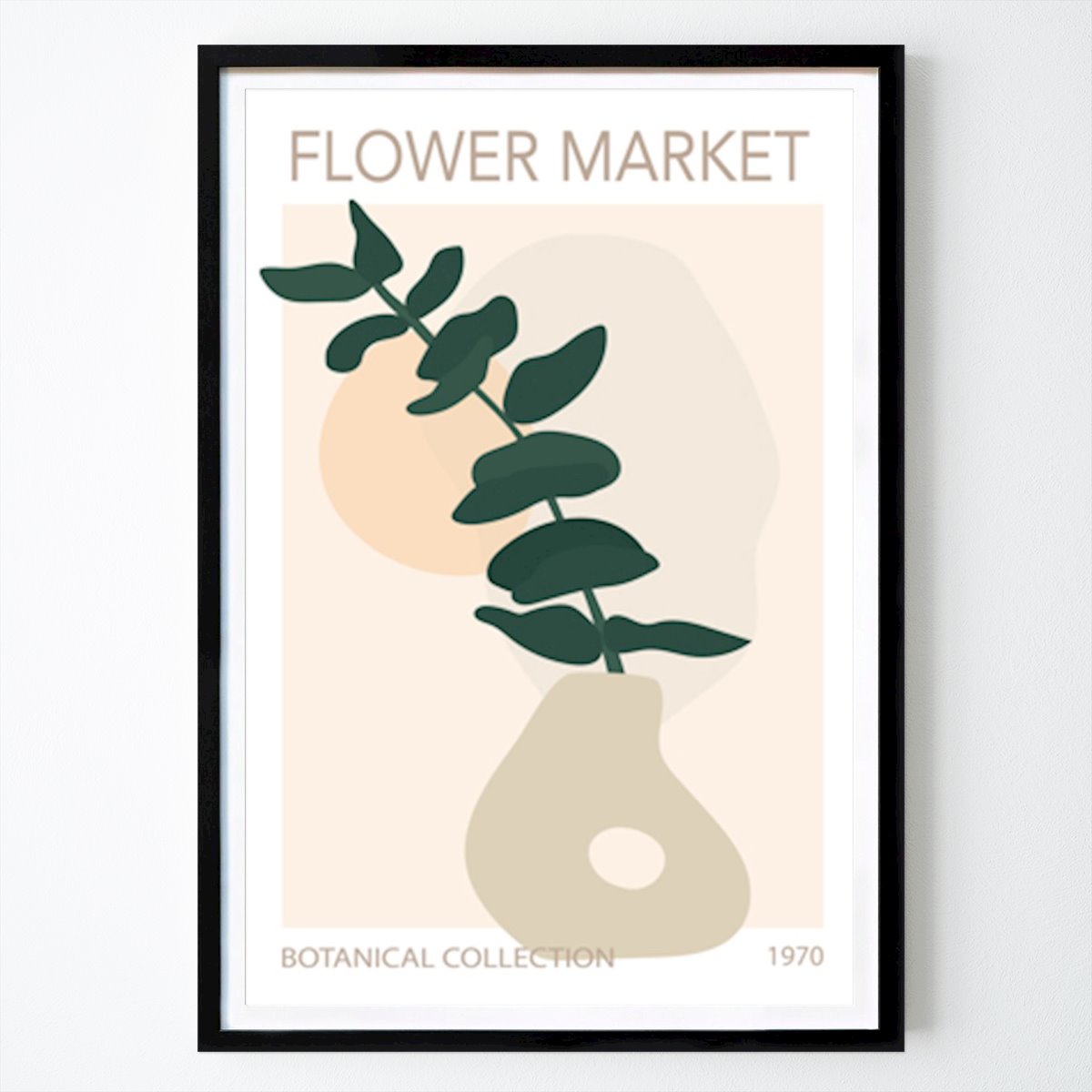 Eukalyptus - Blumenmarkt Poster von Suii – Retro & Vintage Wandbild – Printler