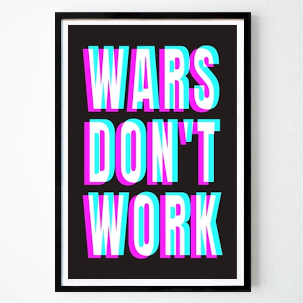 Elämäntyyli Juliste: Sodat eivät toimi tekijänä António Vale