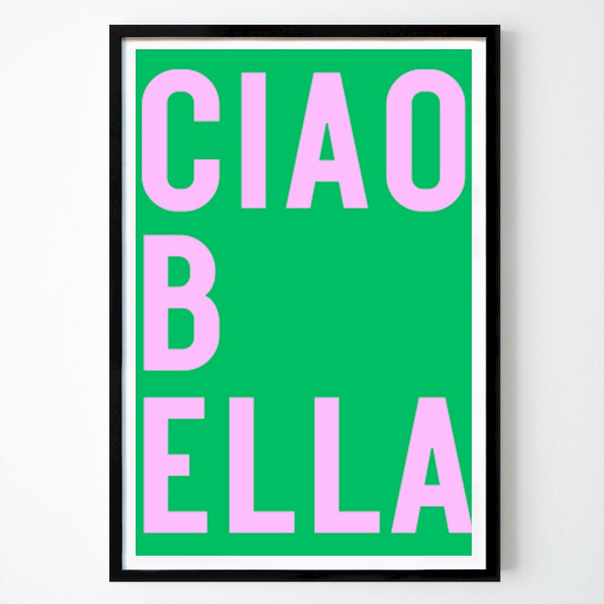 Italien Poster: Ciao bella von OHKIMIKO