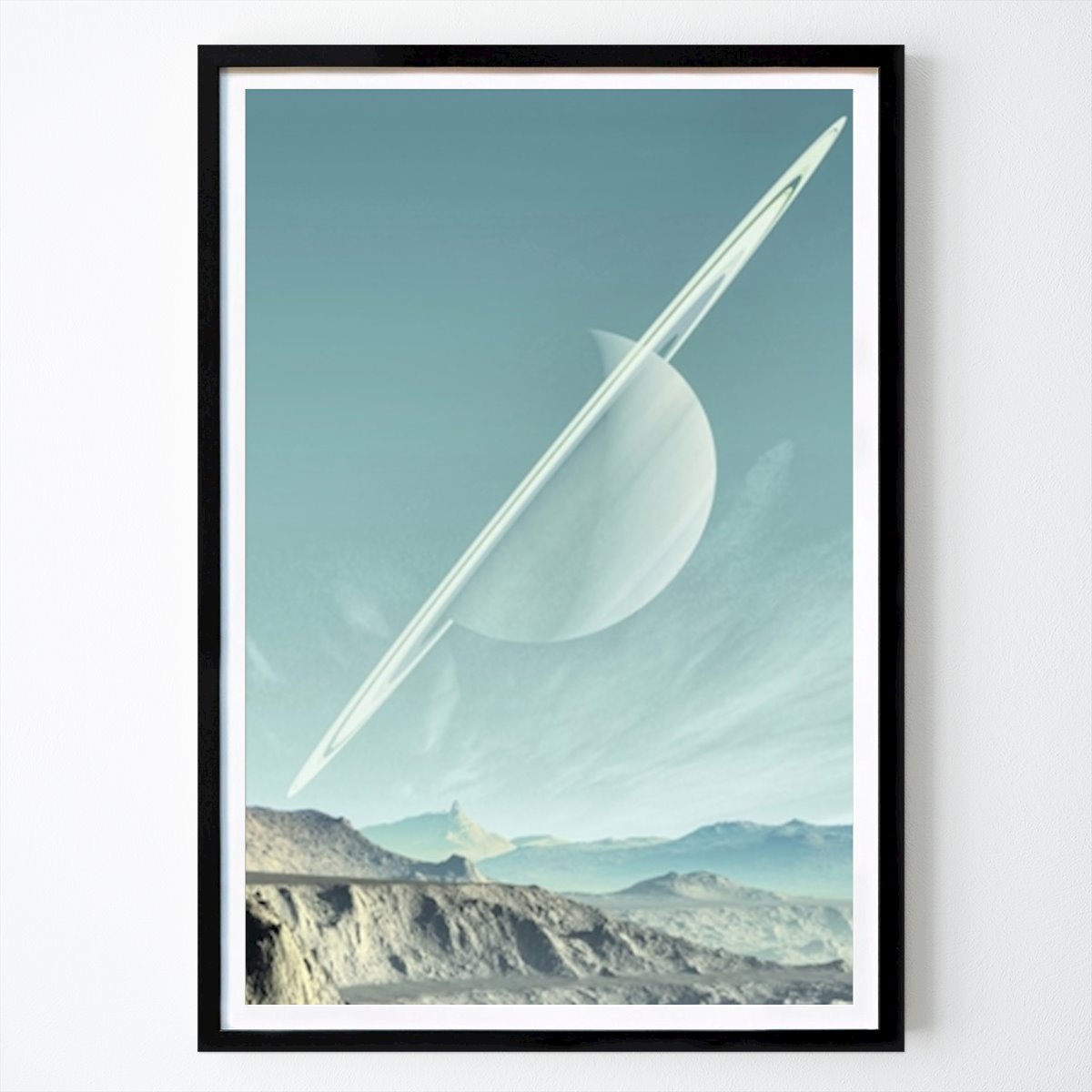 Photo Art Poster: Saturn With Rings by Modernize Design