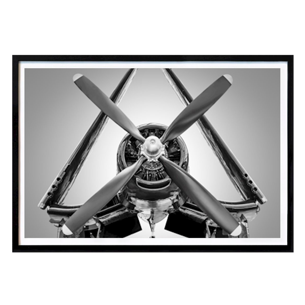 Retro & Vintage Poster: Vought F4U-4 Corsair av Frank peters