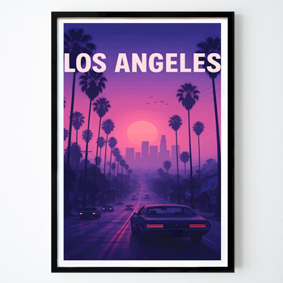 Places & Cities Poster: Los Angeles by Lucyamiri