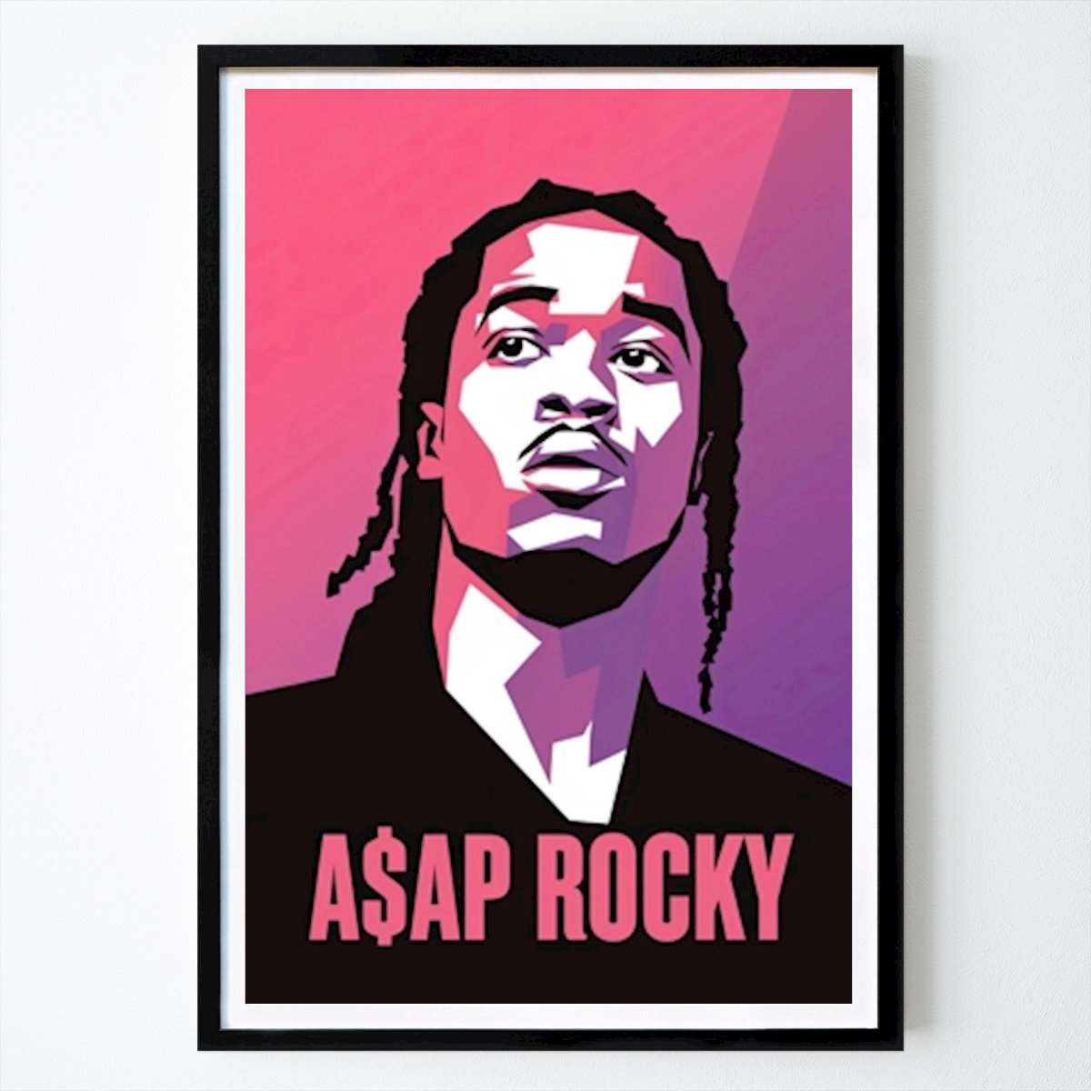 Životní styl Plakát: A$AP Rocky Neon Portrait od 808 Vandalist