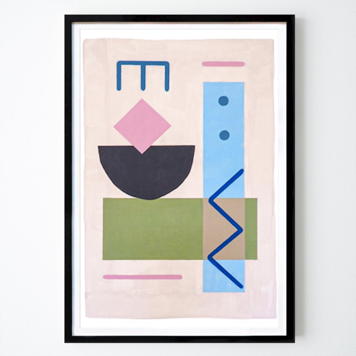 Abstract Poster: Oasis II by Aplotica Studio