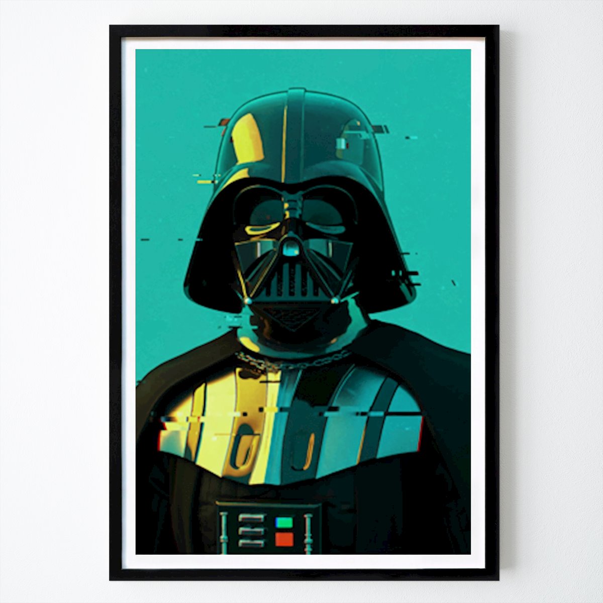 Retro & Vintage Poster: Futuristic Vader Portrait by Kurniawan Jr