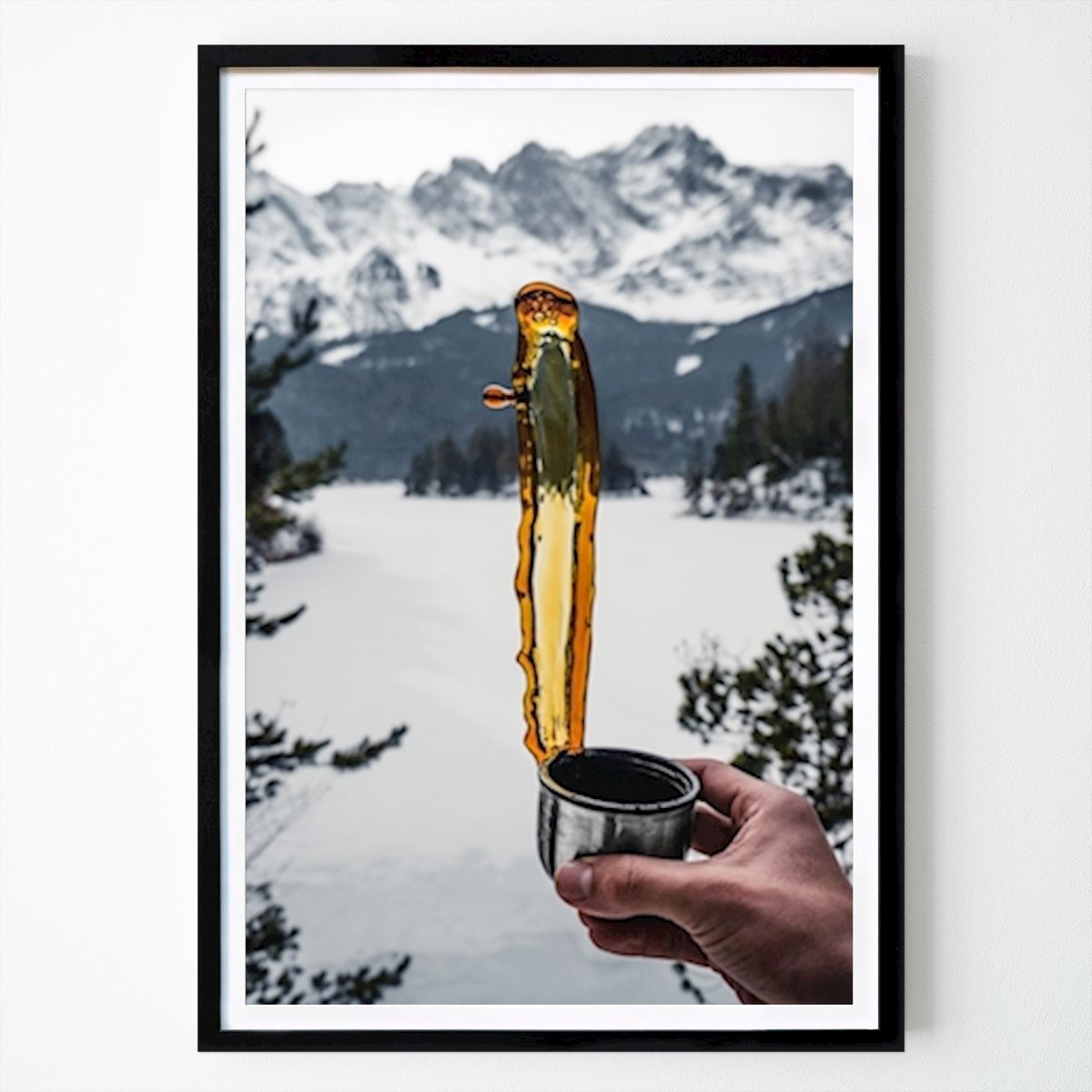 Bavaria Poster: The cold coffee. by Felix Lohberger