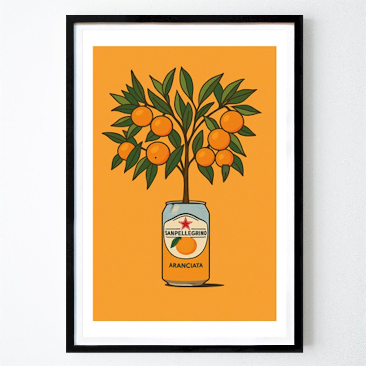 Art Affiche: Soda à l’orange San Pellegrino par Kritsanee Wannawat
